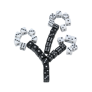 <span class=keywords><strong>10mm</strong></span> trắng đen D6 góc vuông thẳng Mini đa diện xúc xắc nhỏ chấm trò chơi đồ chơi sòng bạc nghệ thuật hình ảnh Hội Đồng Quản trị trò chơi tùy chỉnh xúc xắc - Product Image 3