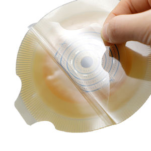 Profesyonel iyi yapışkanlı cilt bariyeri iki parçalı sistem ostomi çantası hidrokolloid gofret ostomi kılıfı flanş kolostomi torbaları - Product Image 4
