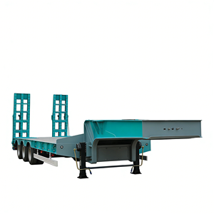 12. Remolque <span class=keywords><strong>para</strong></span> Bulldozer de 3 <span class=keywords><strong>Ejes</strong></span> y 80 Toneladas con Rampas Hidráulicas de Elevación y Luces de Seguridad <span class=keywords><strong>para</strong></span> Asia Central, Venta Directa de Fábrica - Product Image 5