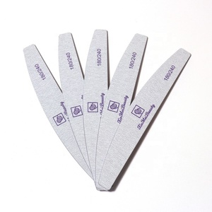Lưỡi liềm móng tay tự nhiên tập tin 180/240 Grit yếu tố cần thiết tập tin Nail công cụ cho nhà và salon cho Nail Prep và nhẹ nhàng định hình - Product Image 1