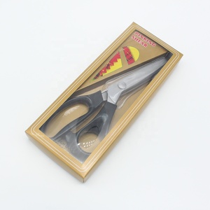 <span class=keywords><strong>Forbici</strong></span> da sarto per cucire con ricamo a Zig Zag con manico in plastica professionale da 9'' - Product Image 6