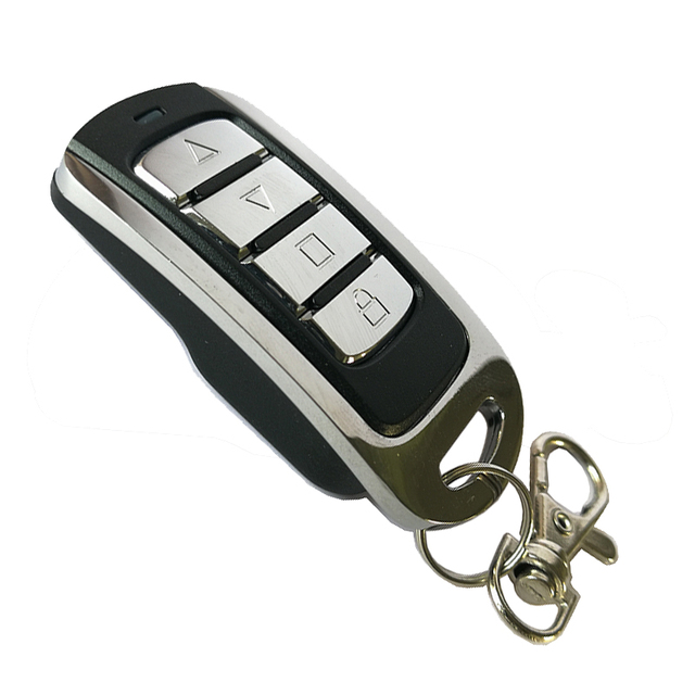 New Compatible Brand Remote Control 433MHz Universal Clone Car Key Copy Alternative Remote Copy Metal 4 Button 433 Antenna Outdo