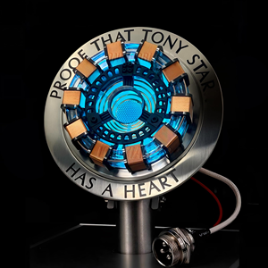 Modè<span class=keywords><strong>le</strong></span> de réacteur Arc d'Iron Man, modè<span class=keywords><strong>le</strong></span> de cœur de Tony Stark 1:1 avec éclairage LED, boîte en acrylique, ornement de collection de bureau, cadeau - Product Image 6