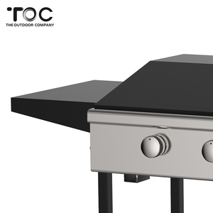 Bonne Qualité Extérieure Intérieure 3 Brûleurs Commercial Gril Portable <span class=keywords><strong>Plancha</strong></span> BARBECUE BARBECUE À <span class=keywords><strong>Gaz</strong></span> <span class=keywords><strong>Avec</strong></span> <span class=keywords><strong>Chariot</strong></span> - Product Image 2