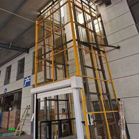 CE-Zertifizierter Hydraulischer Lastenaufzug Einschienen-Güterlift Lagerhaus-Frachtaufzug Industrieller Schwerlast-Frachtlift Maßgefertigt