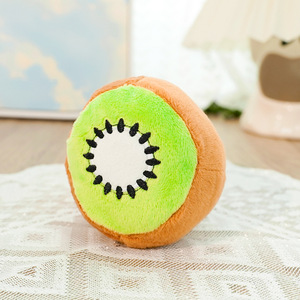 Giocattoli in Peluche per Cuccioli con Suono, Resistenti al Morso, Giocattoli da Masticare per Cani, Morbidi Giocattoli in Peluche a Forma di Frutta e Verdura per l'Addestramento dei Cuccioli - Product Image 3