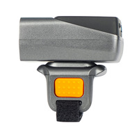 Inventoryhacks NORGEE - Escáner de Anillo Inalámbrico Portátil para Logística de Almacenes, Lector de Códigos 2D/QR con Detección Automática, 1 Año de Garantía