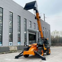CHITU Chine Chariot télescopique à roues personnalisé, capacité de charge de 4,5 tonnes, hauteur de levage de 16,7 m