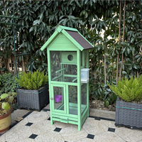 Grande volière extérieure en bois écologique, résistante aux intempéries, nichoir de reproduction, cage de luxe classique pour perroquets, ménagères et pigeons
