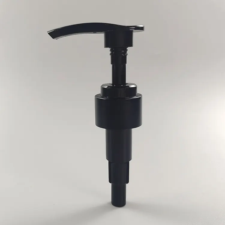 새로운 도매 매트 블랙 알루미늄 폐쇄 플라스틱 4CC 로션 펌프 비누 디스펜서 샴푸 샤워 젤 로션 펌프