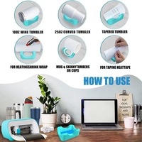 Support de tasse en silicone simple, portable, petit, résistant à la chaleur, carré, antidérapant, pour tasses en verre