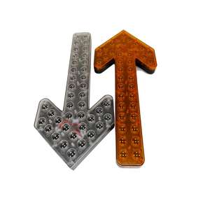 Segnali Luminosi a Freccia LED di Alta Qualità per Avvertimento Traffico, Popolare Luce a Freccia LED Lampeggiante Gialla - Product Image 1