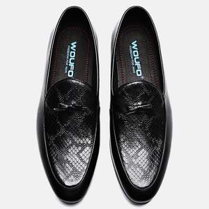 Zapatos formales de negocios casuales de cuero genuino británico para hombre, zapatos casuales antideslizantes - Product Image 3