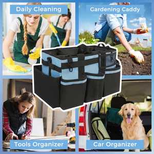 Kitchen <b>Caddy</b> Organizer <b>with</b> <b>Handle</b> & Adjustable Shoulder Straps Wearable <b>Cleaning</b> <b>Caddy</b> Bag - Product Image 6