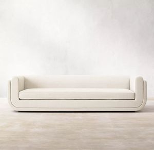 Juego de Sofás Seccionales de Tela de Lino y Terciopelo Modernos para Interiores, en Forma de L, para Sala de Estar - Product Image 2