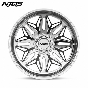 Jantes forgées NJQS 20 22 24 26 28 30 pouces tout-terrain 5x4.5 5x5.5 6x135 8x170 pour Ford RAM Toyota Dodge F-150 <span class=keywords><strong>250</strong></span> 2500 GMC - Product Image 4