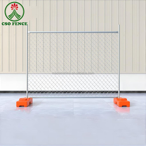 Nhà Máy Trực Tiếp Cửa Hàng Mỹ Hàng Rào Di Động Xây Dựng Các Trang Web 6x10ft Tấm Tạm Thời Chuỗi Liên Kết Hàng Rào - Product Image 3