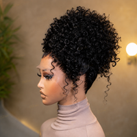 Perruques Lace Front HD en Cheveux Humains, Bouclées Birmanes avec Mèches, Cheveux Humains Bruts, Perruque Lace HD, Perruques Bouclées Super Double Drawn