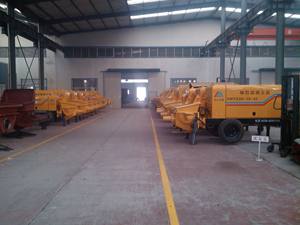 20 Kubikmeter pro Stunde Kleiner Betonpumpen anhänger Mini pumpen beton - Product Image 4