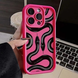 Funda de Teléfono Mate con Diseño de Serpiente <span class=keywords><strong>Mamba</strong></span> <span class=keywords><strong>Negra</strong></span> a la Moda y a Bajo Precio para XS MAX 16 PRO MAX, Protección Completa Contra Caídas - Product Image 4