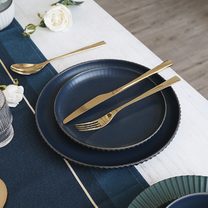 Stylish Retro Europe North America Style Porcelain Dinnerware <b>Sets</b> Eco-Friendly Dishwasher Oven <b>Microwave</b> Safe Ceramic Stoneware - Product Image 4