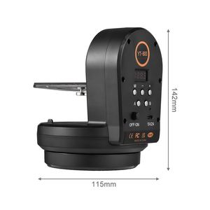 Cabezal de inclinación panorámica motorizado Cabezal panorámico de 2 ejes Cabezal de bola PTZ eléctrico para Vlog Live Streaming Grabación de video - Product Image 2