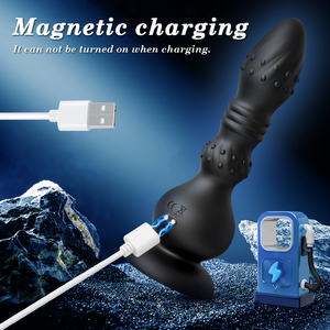 เครื่องนวดต่อมลูกหมากแบบสั่นสำหรับผู้ชาย รีโมทคอนโทรล ลูกบอลสั่นสำหรับการสอดใส่ทางทวารหนัก ของเล่นทางเพศสำหรับผู้ใหญ่ - Product Image 5