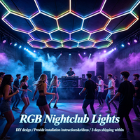 Parfait pour toute occasion télécommande mélange de couleurs changeantes discothèque Garage hexagone rgb lumière