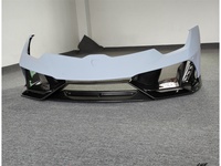 Kit de carrosserie léger personnalisé pour Lamborghini Huracan LP580 LP610, style EVO amélioré, pare-chocs avant semi-carbone