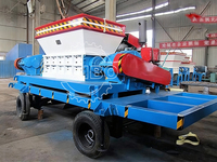 Broyeur de pneus mobile, broyeur de pneus de voiture, broyeur de caoutchouc, machine de recyclage du caoutchouc, briseur de caoutchouc, hacheuse de pneus mobile