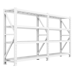 Étagère de rangement en acier robuste, capacité de 500 kg par niveau, rayonnage industriel réglable - Product Image 3