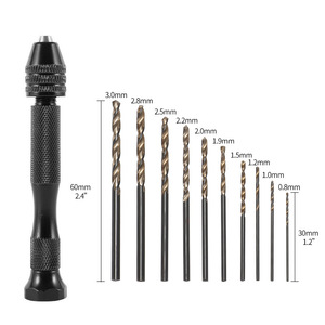 Boîte à outils de jouets culturels de vente chaude, mini foret PCB de poinçonnage sculpté à la main, ensemble de lit de perceuse torsadé à la main - Product Image 3