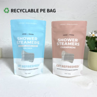 Pochette support recyclable avec fermeture éclair réutilisable Sacs en mylar avec logo personnalisé pour les collations pour animaux de compagnie Vêtements-pour le stockage de la gomme à mâcher pour aliments pour animaux de compagnie