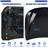 Capot Moteur Nu d'Origine G32 OE 41007481069 d'Occasion, Couleur au Choix, Haute Qualité, Très Durable, Ajustement Direct, Capot de Carrosserie Automobile