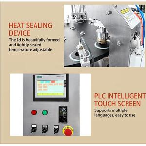 Machine <span class=keywords><strong>de</strong></span> remplissage automatique <span class=keywords><strong>de</strong></span> <span class=keywords><strong>poudre</strong></span> <span class=keywords><strong>de</strong></span> boisson à grande vitesse, <span class=keywords><strong>de</strong></span> type rotatif, contrôlée par PLC, avec emballage plastique <span class=keywords><strong>de</strong></span> haute précision - Product Image 4