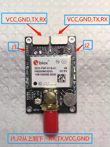 บอร์ดพัฒนาชิ้นส่วนโดรน ZED-F9P-01B-01 บอร์ด GNSS ระบุตำแหน่ง RTK ความแม่นยำสูงแบบดั้งเดิมสำหรับโมดูล GPS หลายย่านความถี่สำหรับ UAV - Product Image 2