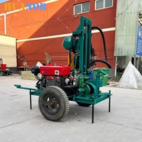 Prix de gros, nouvelle condition, foreuse hydraulique diesel pour puits d'eau de 25 CV, foreuse avec moteur de pompe