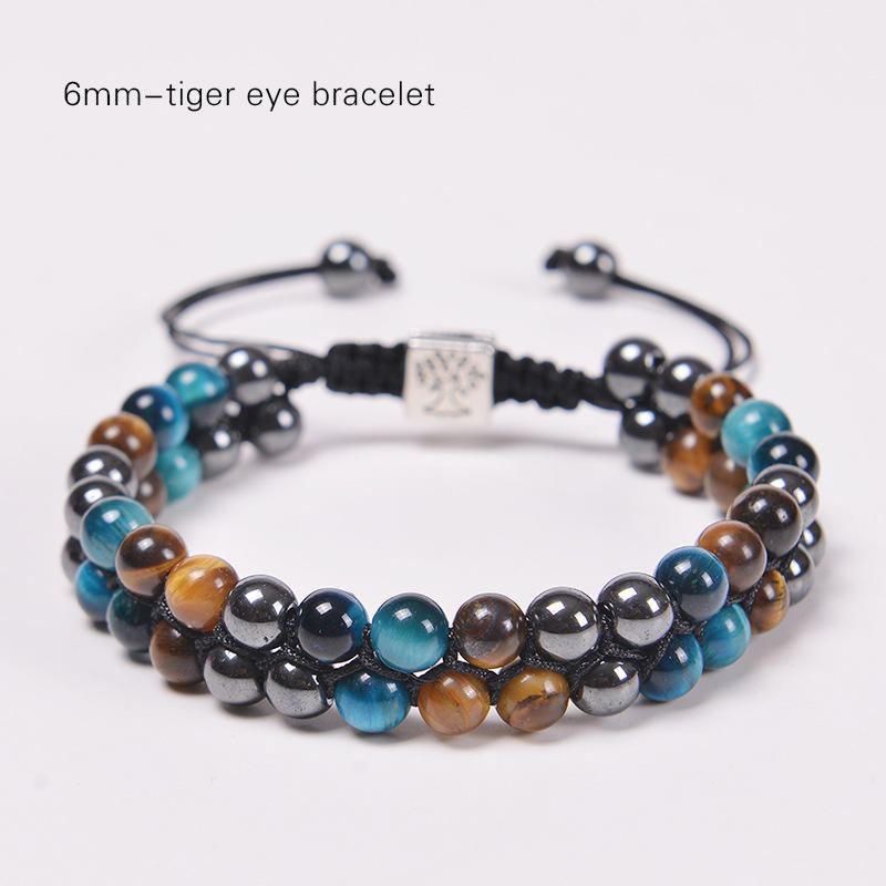 6mm- Blue Tiger Eye bracelet
