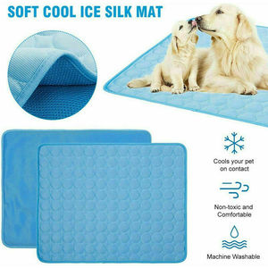 Colchón de auto enfriamiento para perros y gatos, cojín de hielo de verano con patrón impreso, ayuda a mantener a las mascotas cómodamente frescas en la cama - Product Image 5