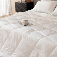 Luxus 300TC Cotton Shell Quilt Tröster Bettdecke Bedrucktes Muster Vier Jahreszeiten Winter Sommer Reine Bambus Gefüllte Wurm Bettwäsche