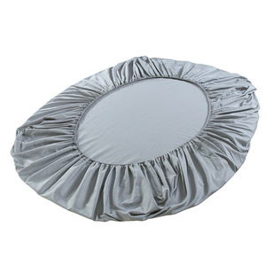 Bán buôn nhăn miễn phí thoáng khí thoải mái thêm sâu túi Bông Màu Xám trắng được trang bị tấm Ga Trải Giường cho khách sạn - Product Image 1