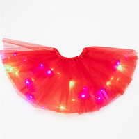 Vente flash - Robe de tutu en tulle pour adultes, avec lumières LED, couleur personnalisée, pour femmes, pour spectacle