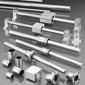 Sistemas de Movimiento Lineal CNC de Alta Precisión, Eje Sólido de Acero al Carbono Cromado OEM, Personalizables y Flexibles de Fábrica - Product Image 1