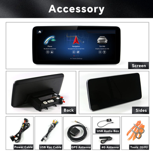 NOUVEAU Écran Android 13 Carplay pour <span class=keywords><strong>Mercedes</strong></span> C W205 GLC X253 V W447 2015-2018 Autoradio Multimédia Tableau de Bord 2 Ans de Garantie - Product Image 4