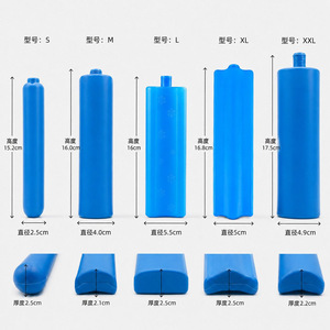 Packs de glace bleu ciel pour le refroidissement et le contrôle de la température dans les contenants d'insuline et le transport en chaîne du froid SMLXLXXL - Product Image 3
