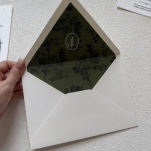Juego de Tarjetas de Invitación de Boda Personalizadas, Impresas en Letterpress, con Papel de Algodón Repujado - Product Image 3