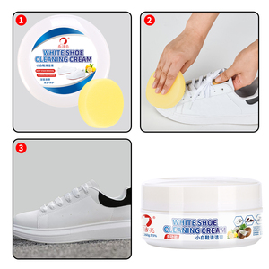 DAAN Sneaker <strong>Cleaner</strong> Cream 9.17oz White Shoe Cleaning Paste for Canvas Footwear Stain Remover <strong>Trainer</strong> Shoe - Product Image 3