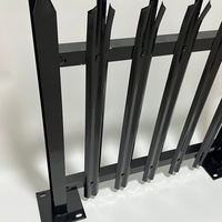 Panneaux de clôture en acier galvanisé de type W et D, robustes, pour chantiers de construction et maisons, hauteurs personnalisables