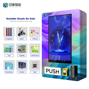 Nhỏ Máy bán hàng tự động treo tường kỹ thuật số thông minh Màn hình cảm ứng máy bán hàng tự động với tuổi xác minh phát hiện OEM - Product Image 5
