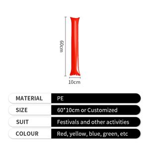 ไม้เชียร์พีวีซีแบบพกพา หลายสี สำหรับงานเทศกาลดนตรี - Product Image 2